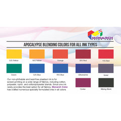 Monarch Mixing System MX1-0103 MX R/S Yellow - Apocalypse LB Colors Plastisol Screen Printing Inks Low Temp Poly/Poly Blend Blending