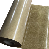 Glitter, Light Gold Heat Transfer Vinyl 19" HTV