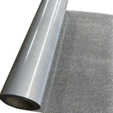 Glitter, Silver Heat Transfer Vinyl 19" HTV