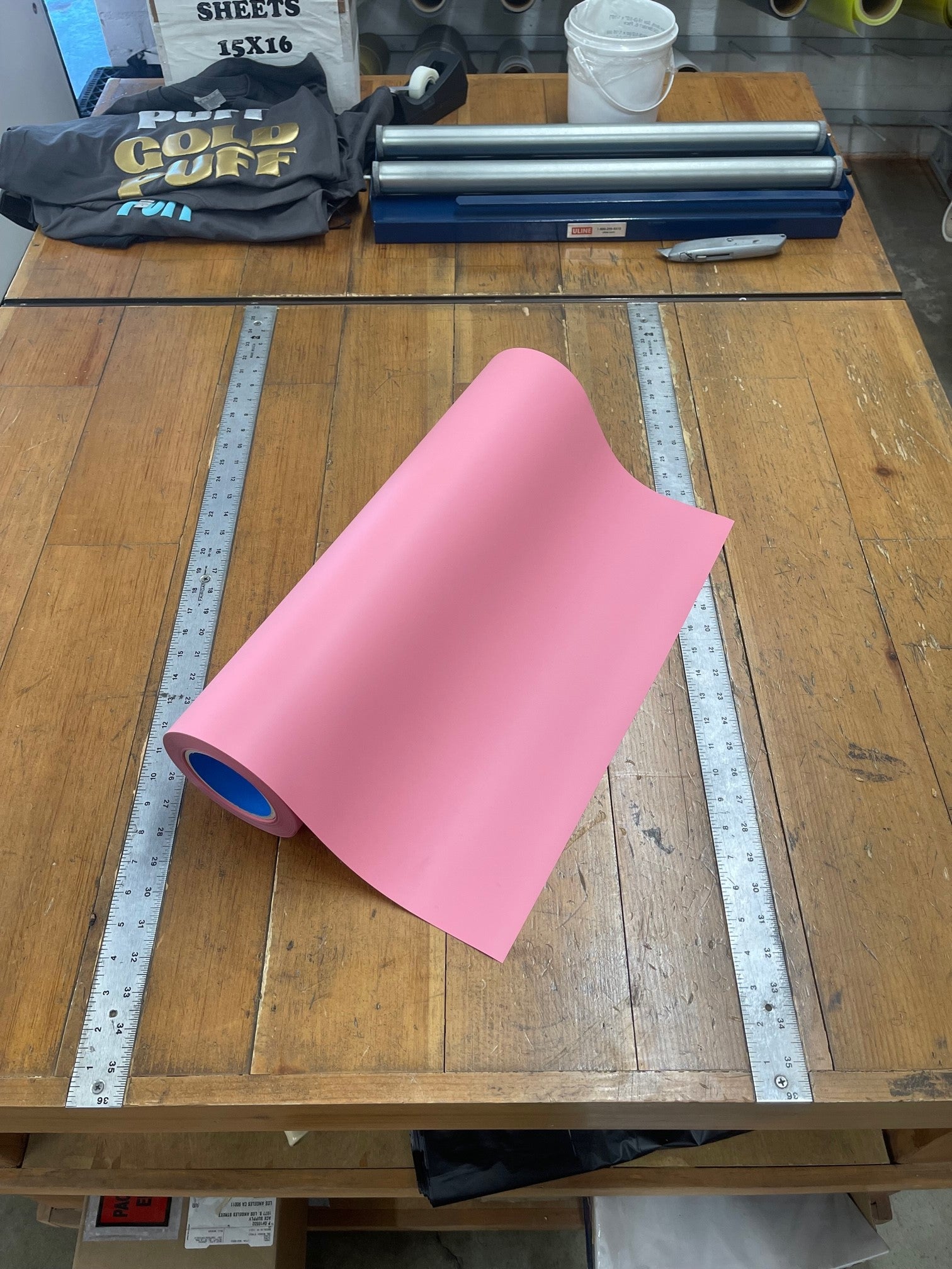 Puff Deep Pink Heat Transfer Vinyl 19 HTV – Ace Screen Printing Supply