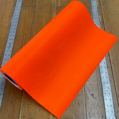 Puff Orange Neon Fluorescent Heat Transfer Vinyl 19" Width HTV