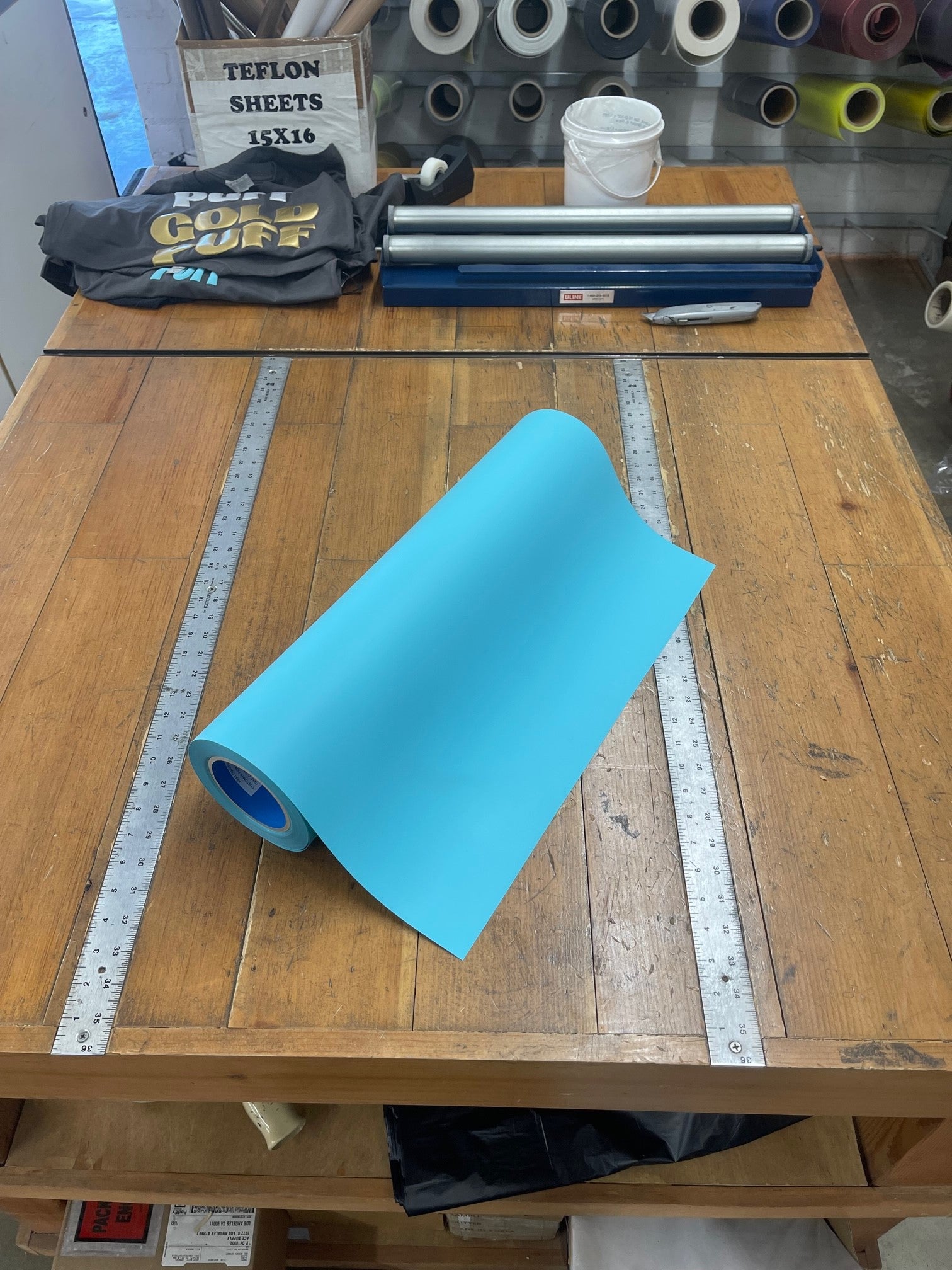 Turquoise PARART 3D Puff Heat Transfer Vinyl (HTV)