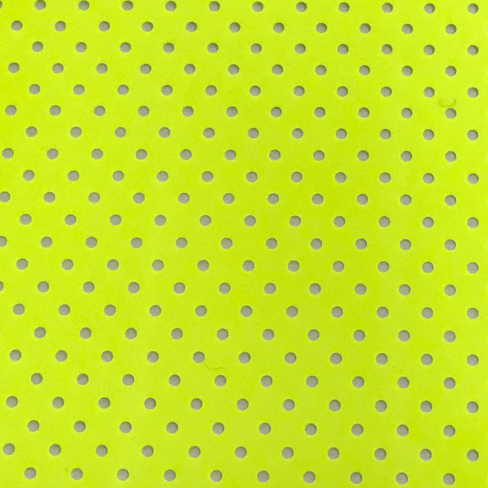 Perforated Neon Yellow Heat Transfer Vinyl 54yds x 19 – Ace
