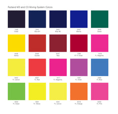 RUTLAND M3 FF FLUORESCENT LEMON M34042 COLOR MATCHING MIXING INKS PLASTISOL OIL BASE FOR SILK SCREEN PRINTING
