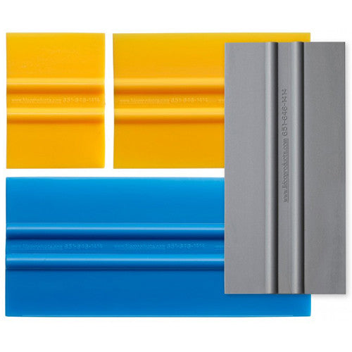 2" square yellow squeegee