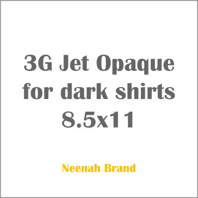 3G JET-OPAQUE Inkjet Transfer Paper - 11 x 17