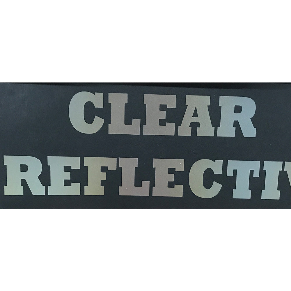 Reflective, Clear High Reflective Film Heat Transfer Vinyl 19" HTV