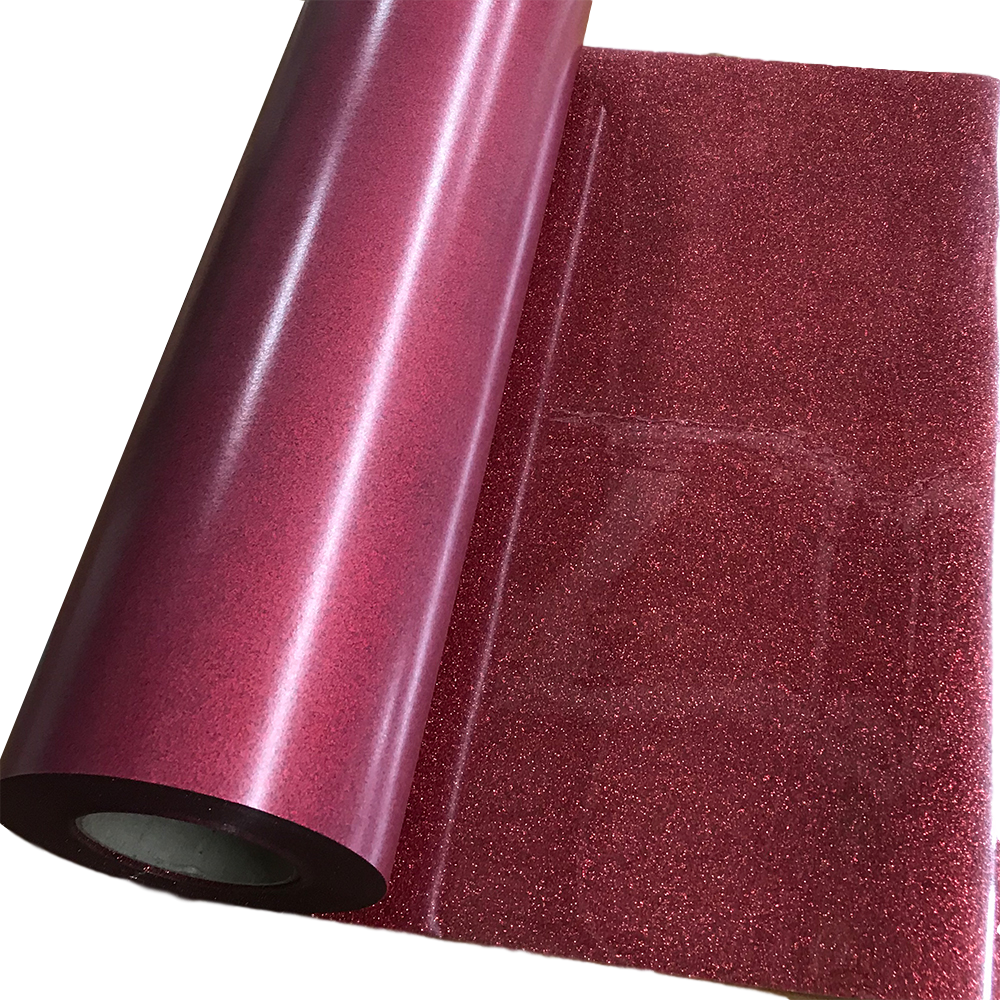 Glitter, Red Heat Transfer Vinyl 19" HTV