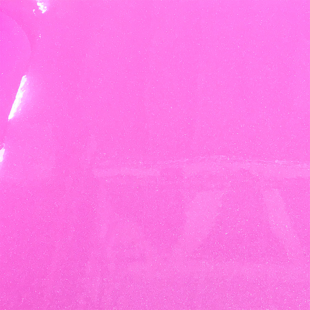 Glitter, Rainbow Neon Pink Heat Transfer Vinyl 19" HTV