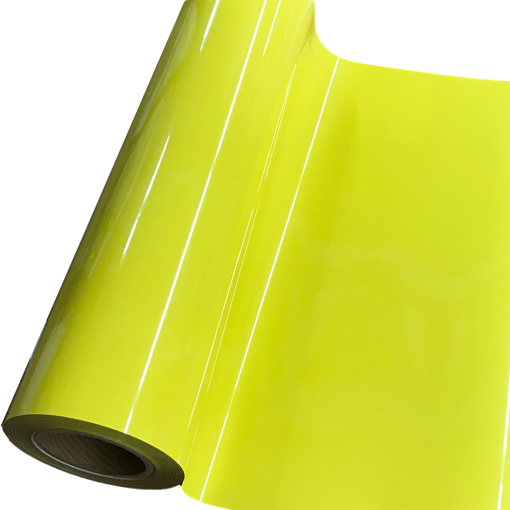 Heat Transfer Vinyl 19" Width LEMON YELLOW HTV