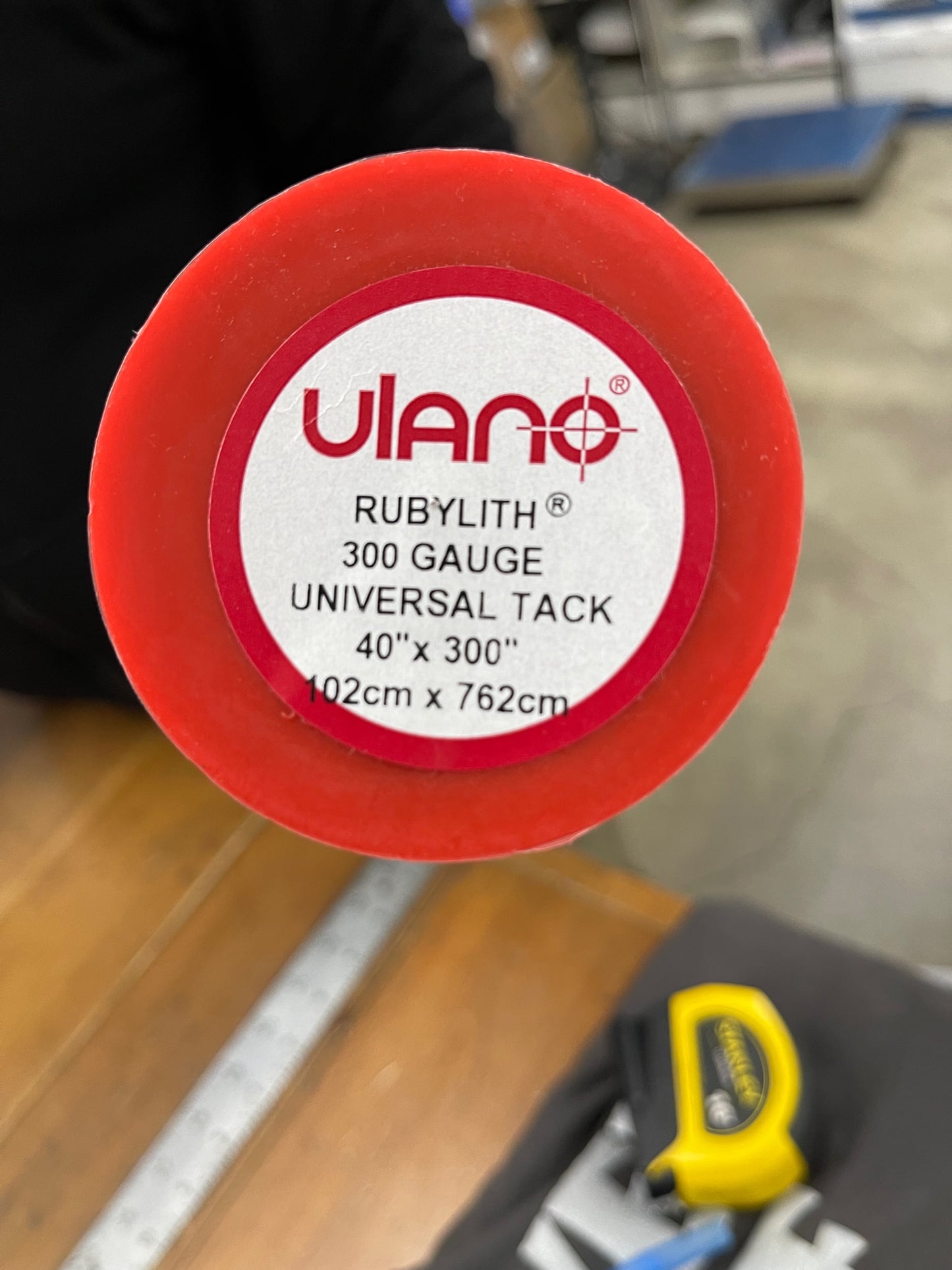 ULANO Rubylith Universal Tack 3mil 300 Gauge 40" x 300" 1 Roll