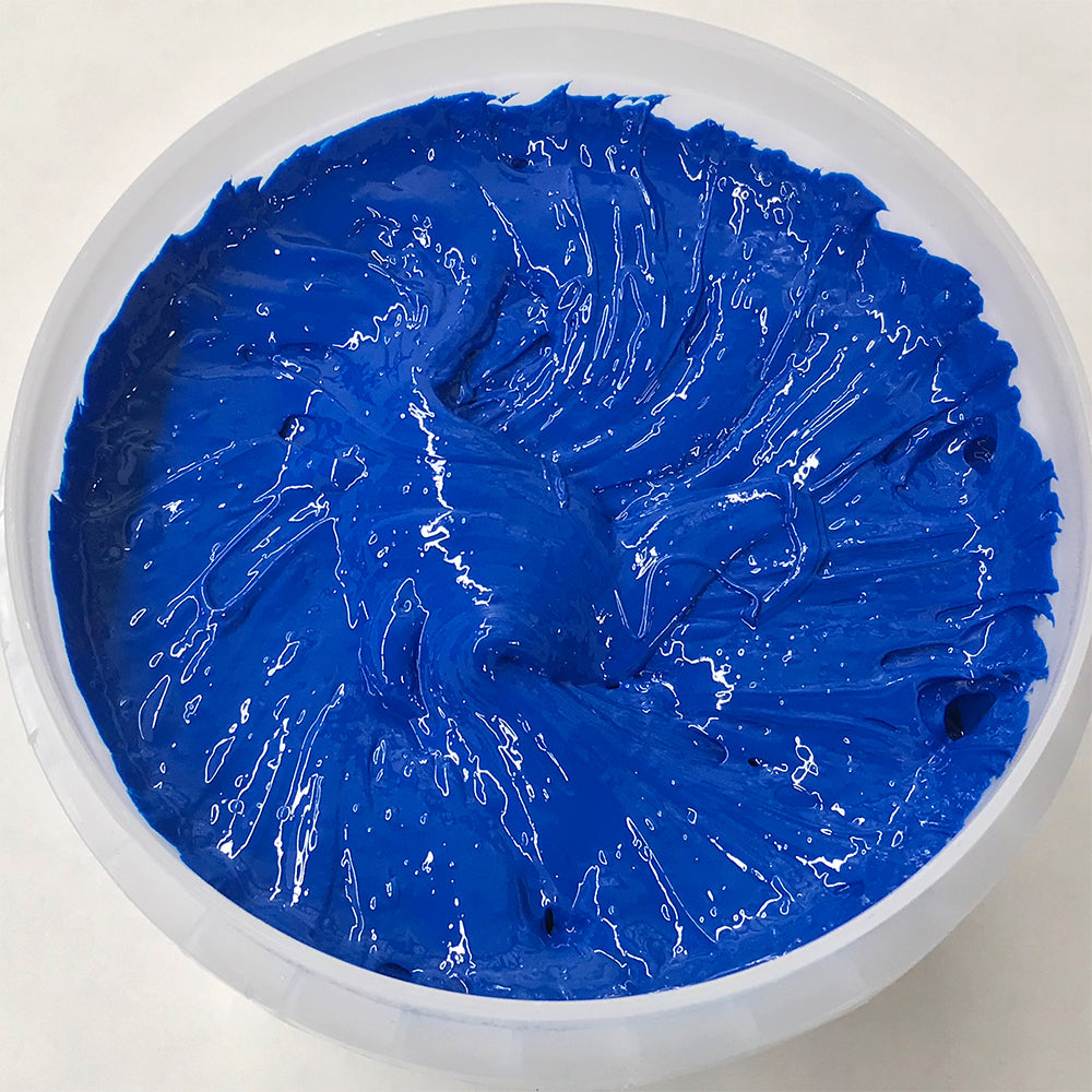 Monarch Plastisol Screen Printing Inks Low Temp Poly / Poly Blend Fluorescent Neon Blue