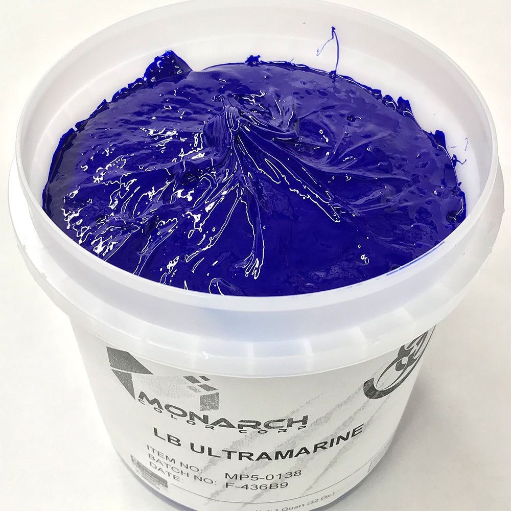 Monarch Plastisol Screen Printing Inks Low Temp Poly / Poly Blend Aqua Blue