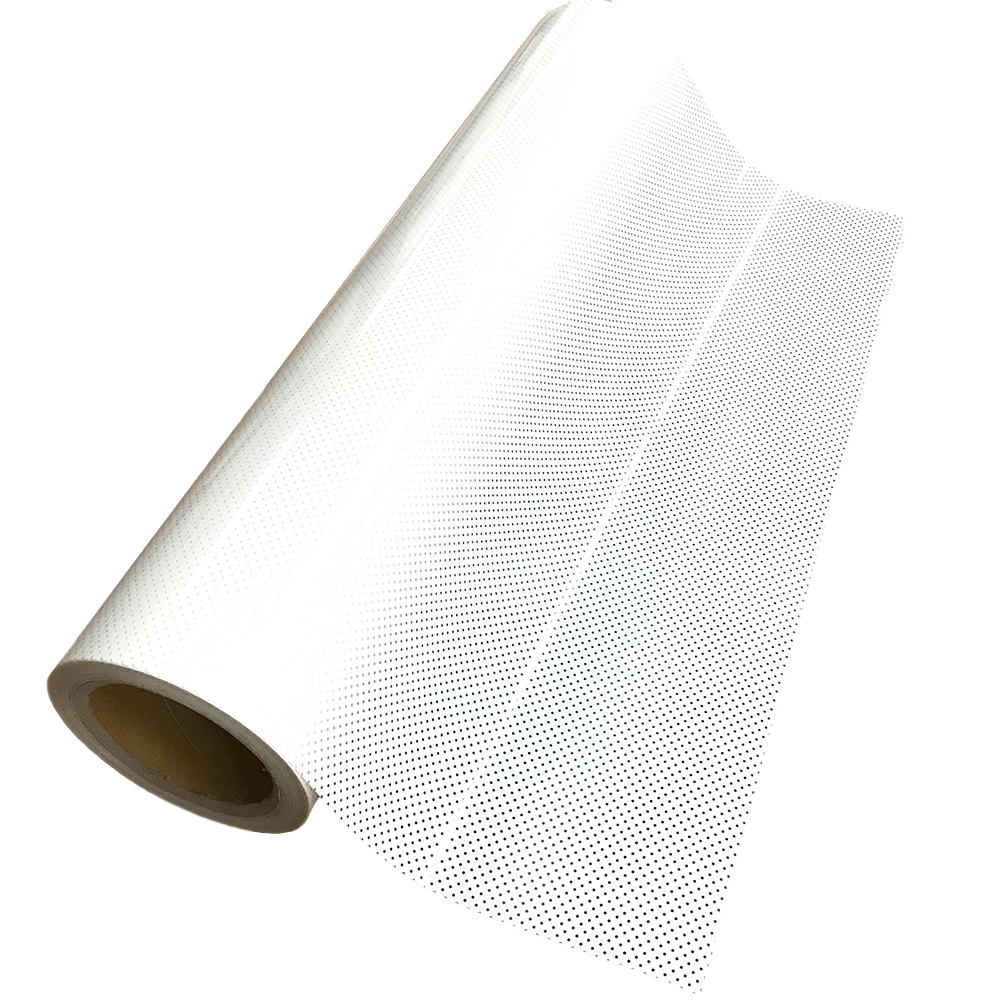 Perforated White Heat Transfer Vinyl 54yds x 19 – Ace Screen Printing  Supply