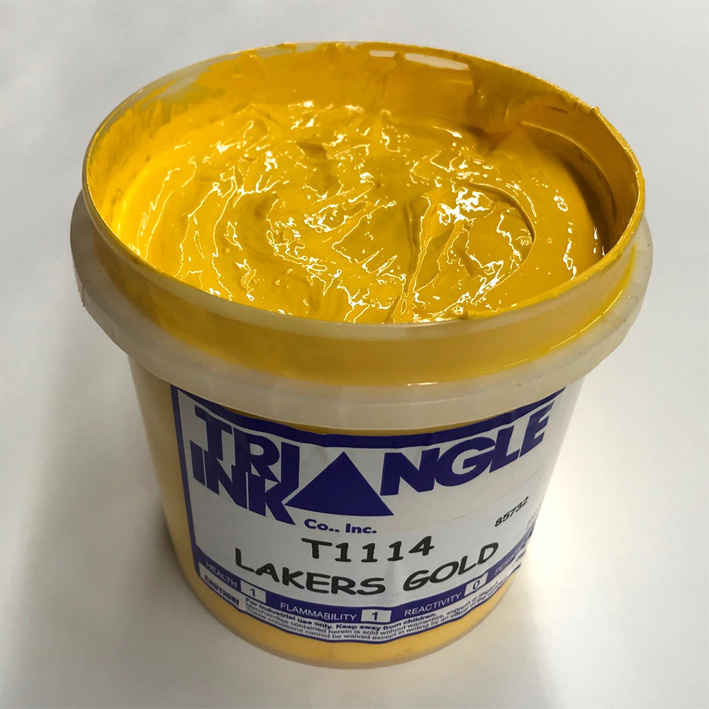 TRIANGLE 1114 LAKERS GOLD PLASTISOL OIL BASE INK FOR SILK SCREEN PRINTING