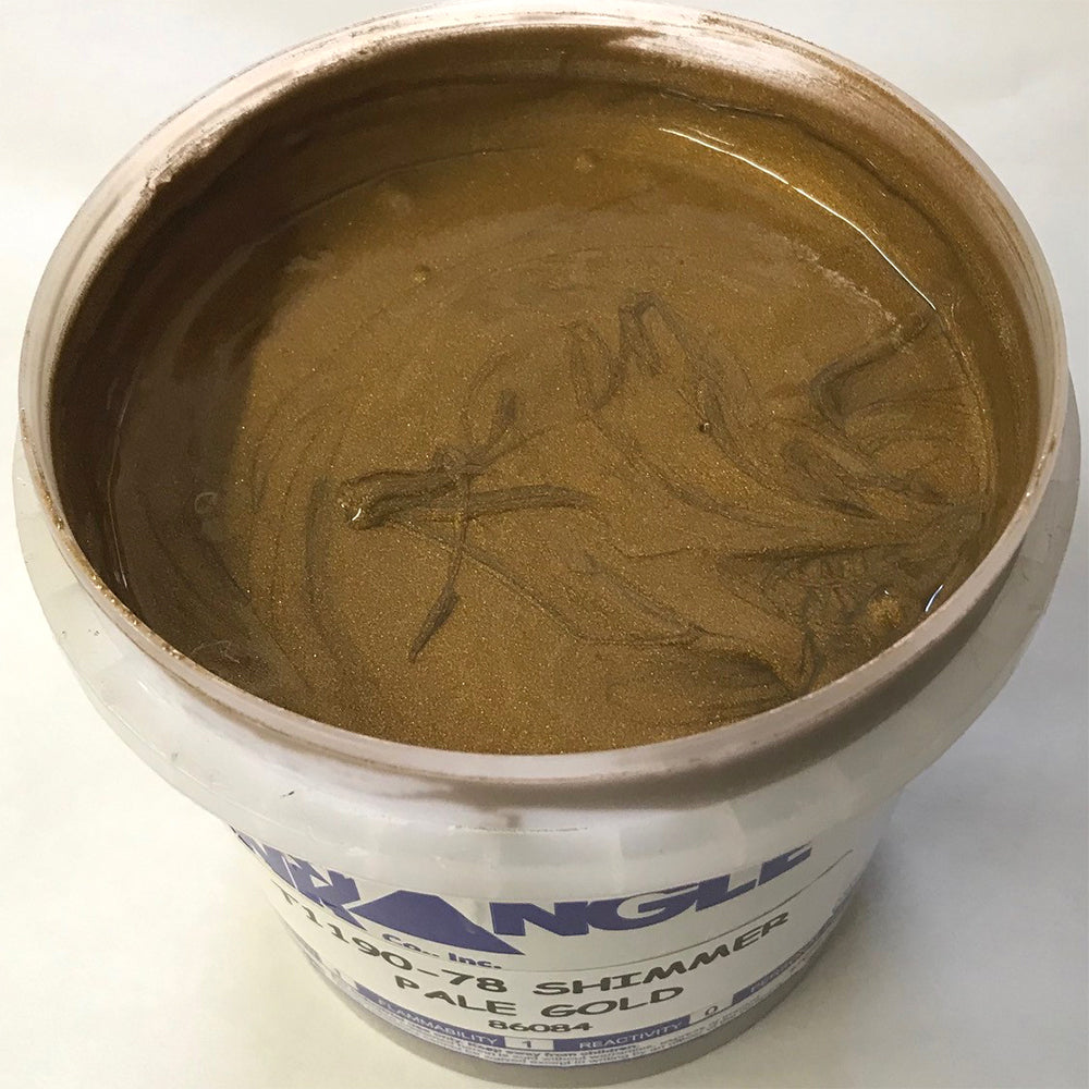 Triangle Screen Printing Ink - Rich Gold Shimmer